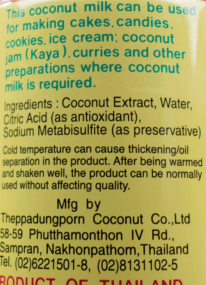 Chaokoh Coconut Milk 13.5 oz - 24/Case