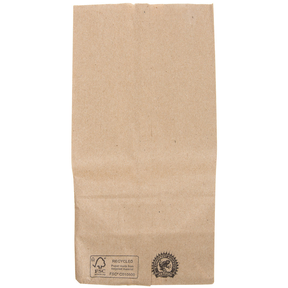 Duro 2 lb. Kraft Brown Paper Bag - 500/Bundle