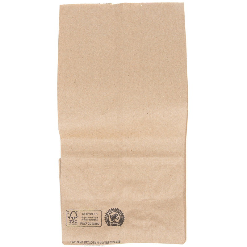 Duro 4 lb. Kraft Brown Paper Bag - 500/Bundle