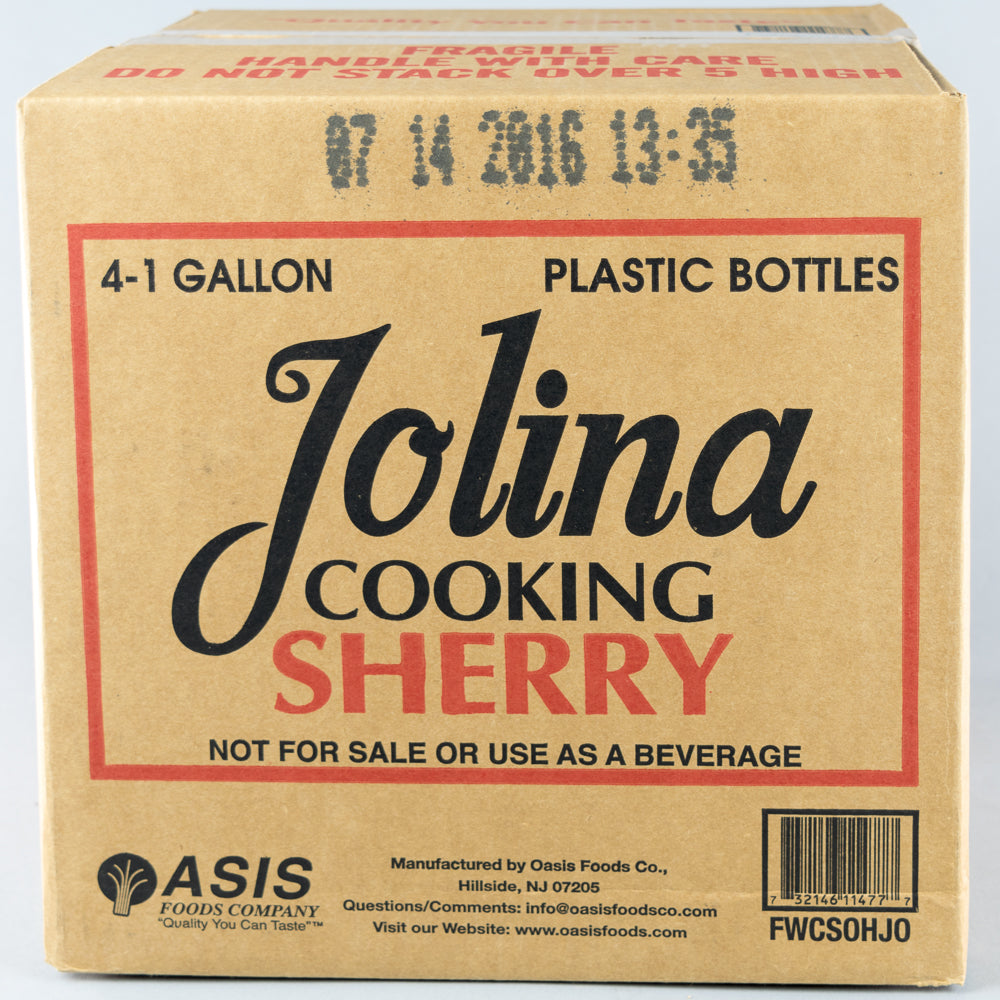 Jolina Cooking Sherry Wine 1 Gallon - 4/Case