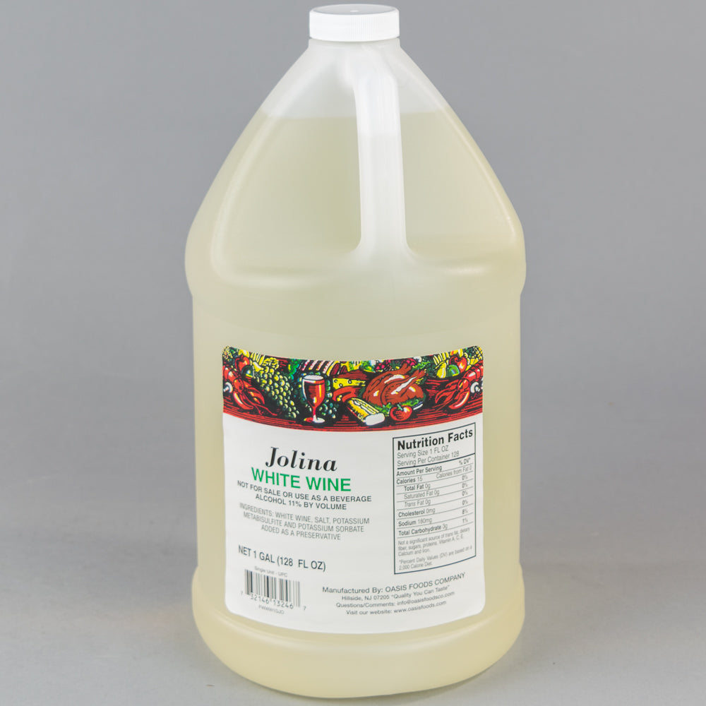 Jolina Cooking White Wine 1 Gallon - 4/Case