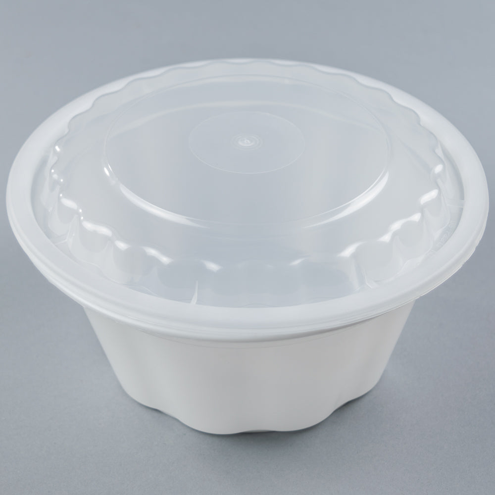 Nucons 260430 Round Two Piece Polypropylene Plastic Container