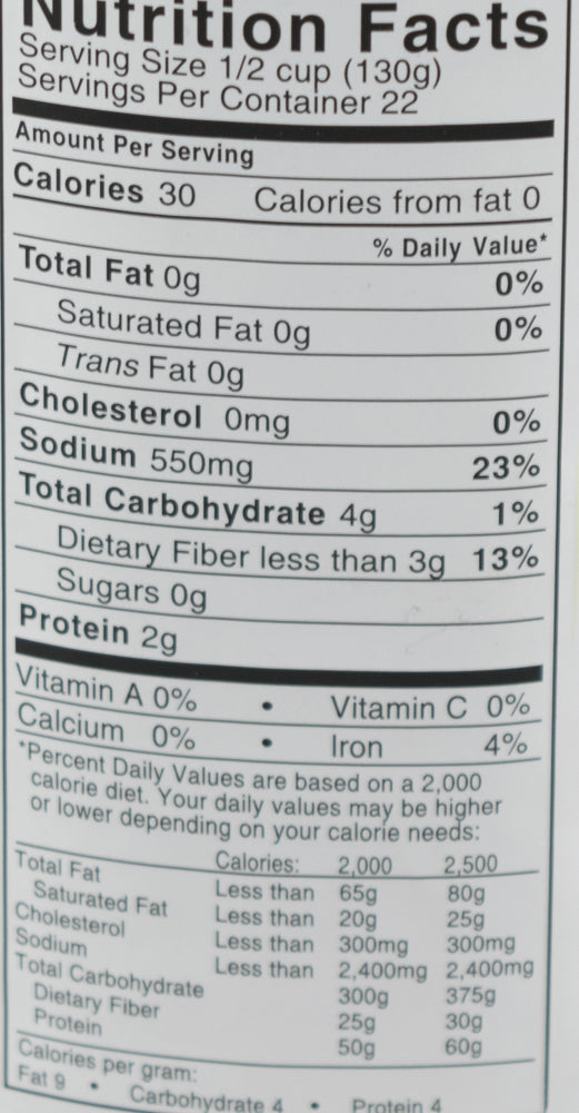Nature Pro Sliced Mushrooms 3 lb 5 oz (53 oz.) - 6/Case