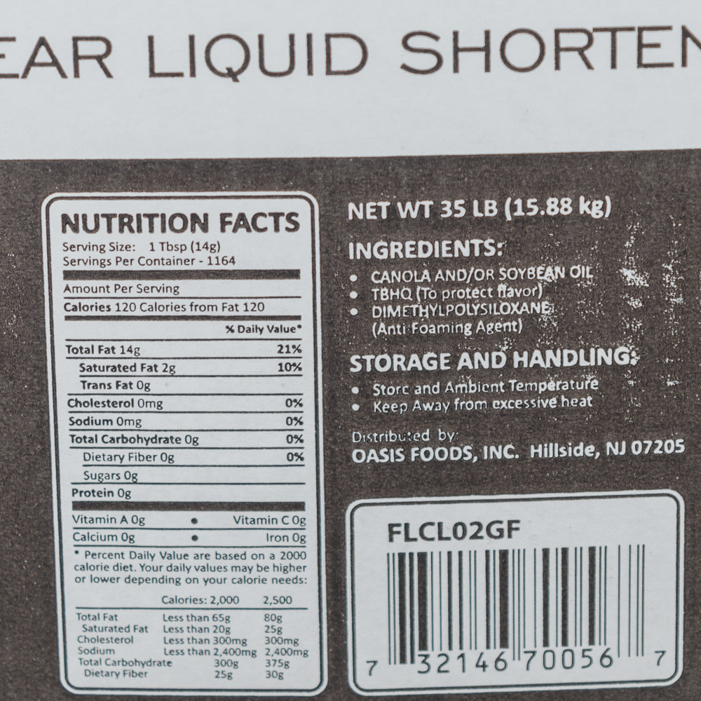 Oasis Golden Fry Shortening - 35 lb