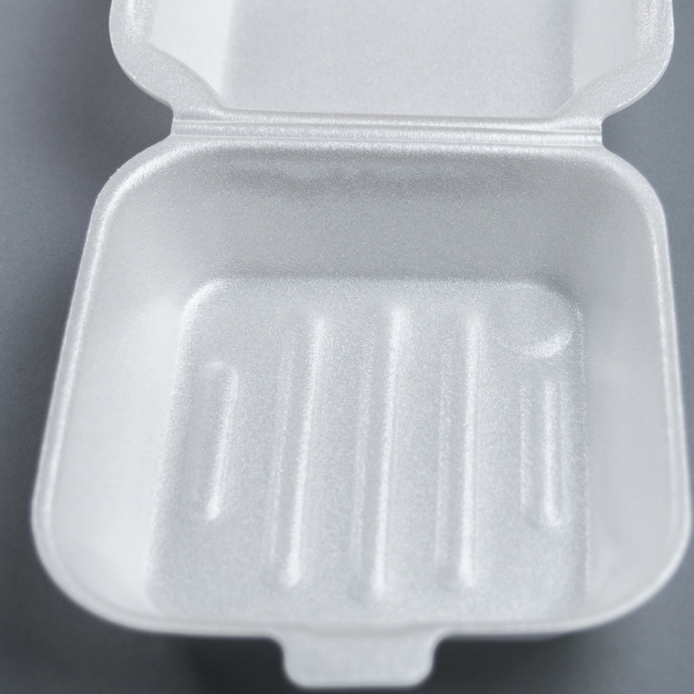 Ecopax 225 Foam Takeout Container 5-5/8 x 5-3/4 X 3-1/4, White