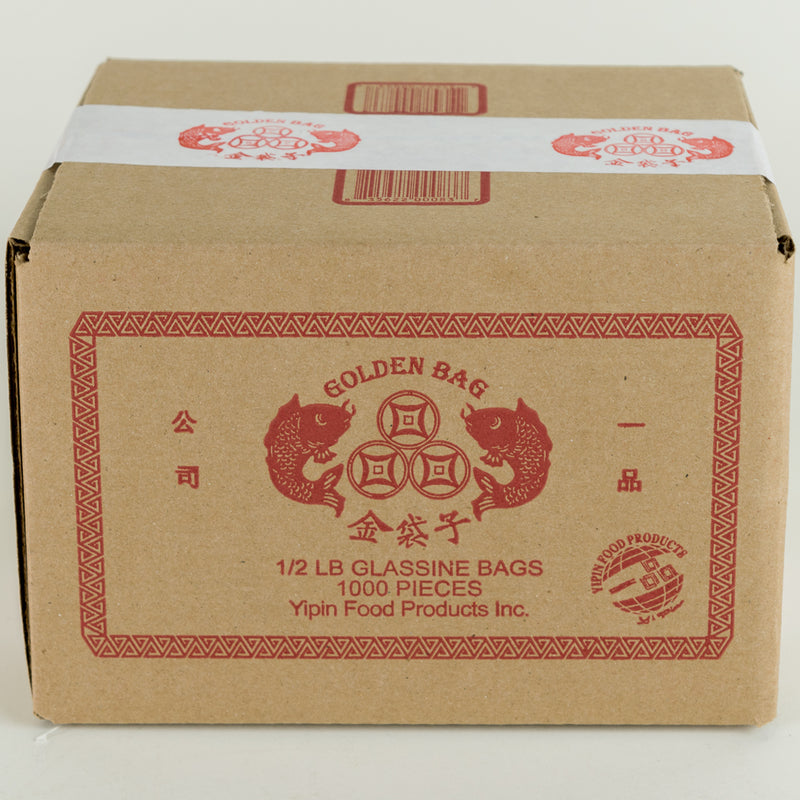Yi Pin 1 lb Square Glassine Bag - 1000/Case