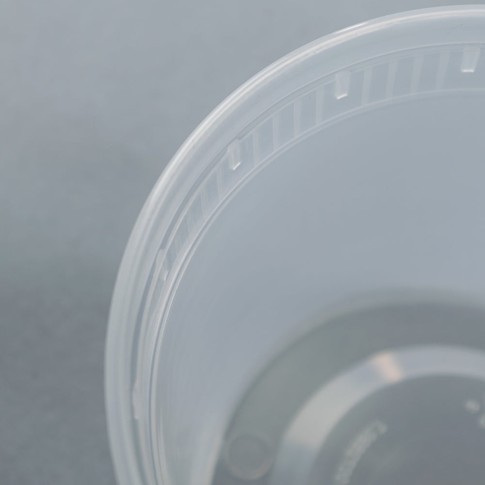 YS 16 oz. Translucent Plastic Deli Container with Lid - 240 Count