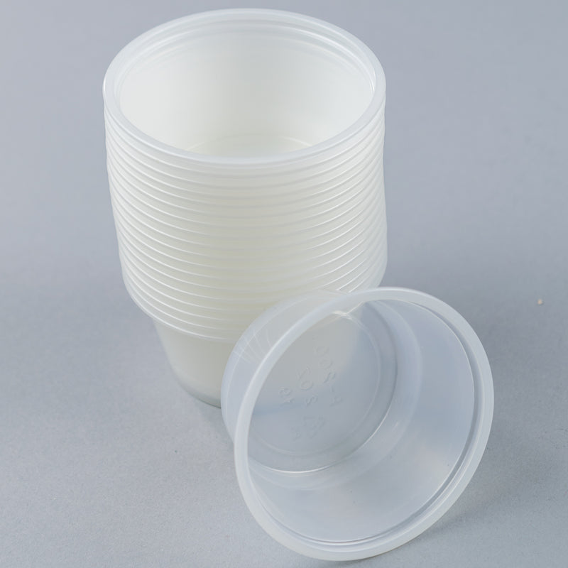 4oz Clear Pastic Sauce Cups with Lids 1000