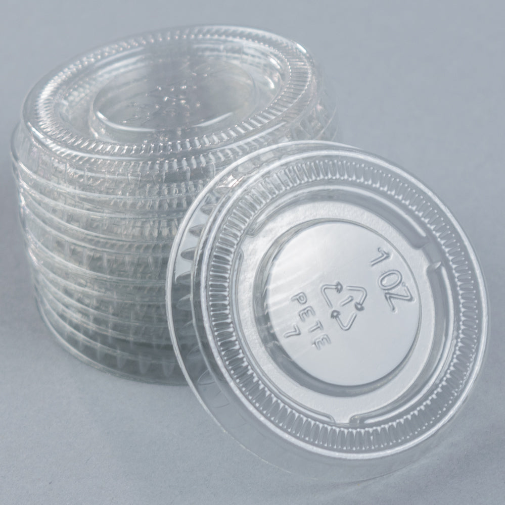 CM Plastic Sauce Lids 1 oz - 2500/Case