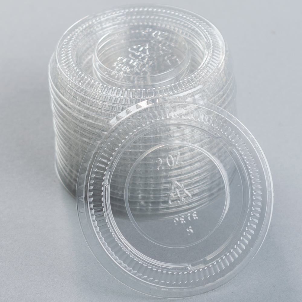 CM Plastic Sauce Lids 2 oz. - 2500/Case