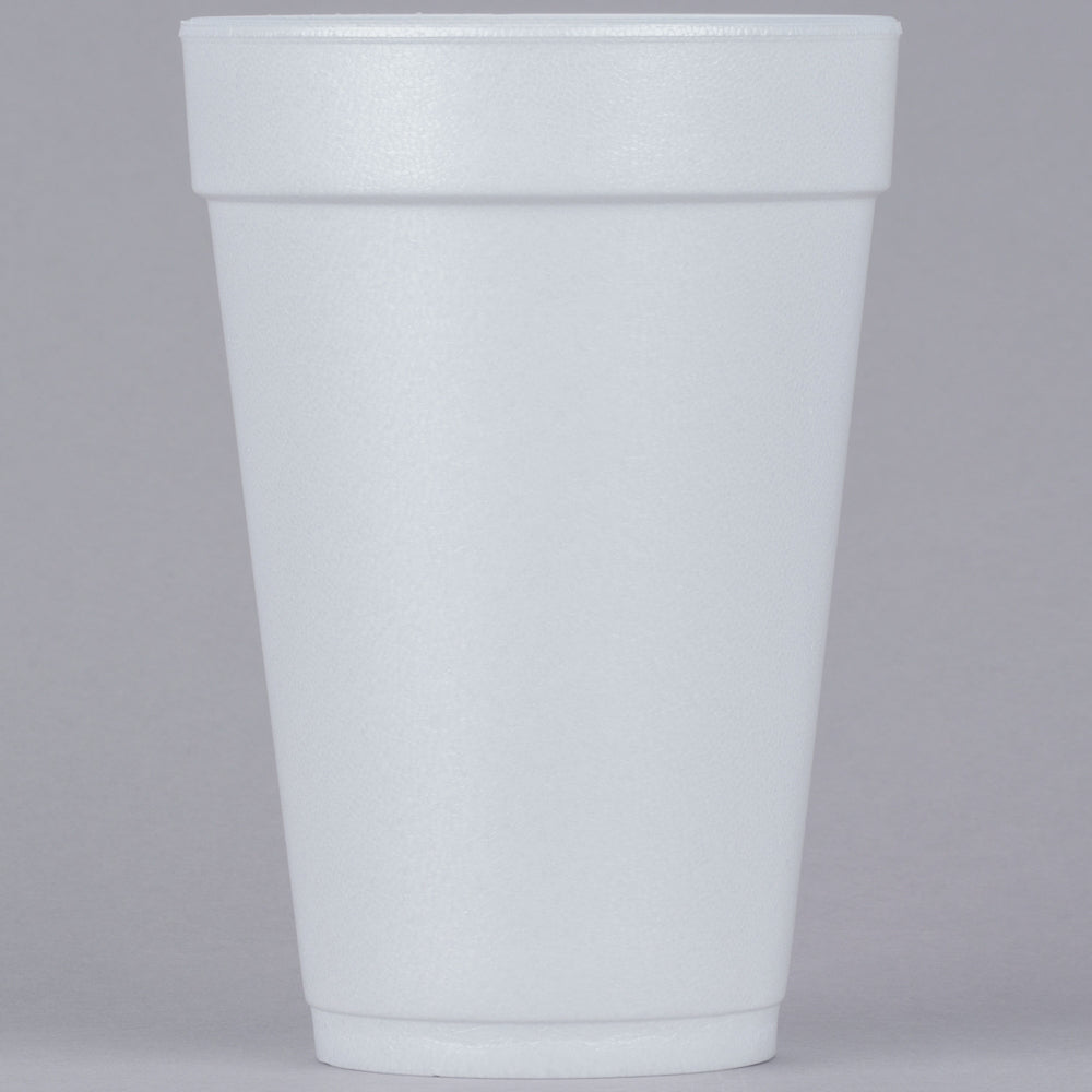 Dart Solo 16J16 16 oz. White Customizable Foam Cup - 1000/Case