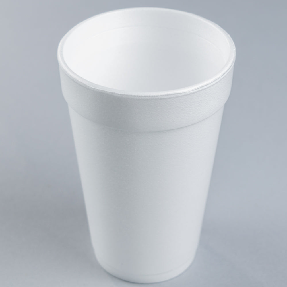 Dart Solo 16J16 16 oz. White Customizable Foam Cup - 1000/Case