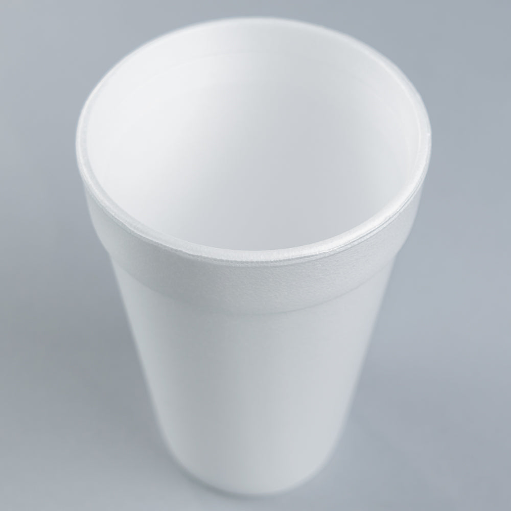 Dart 16J16 CPC 16 oz Tall Foam Cup - White Case of 1000