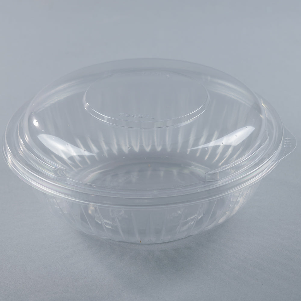 DART PresentaBowls 12 oz. Clear Bowls w/ Dome Lids - 252/Case