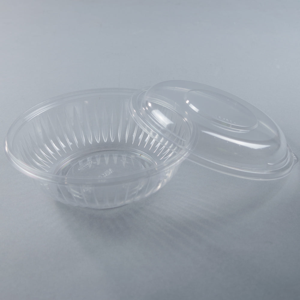 DART PresentaBowls 12 oz. Clear Bowls w/ Dome Lids - 252/Case