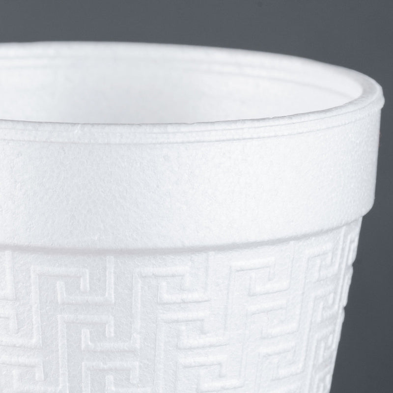 Dart 8 oz White Foam Cups - Case of 1000