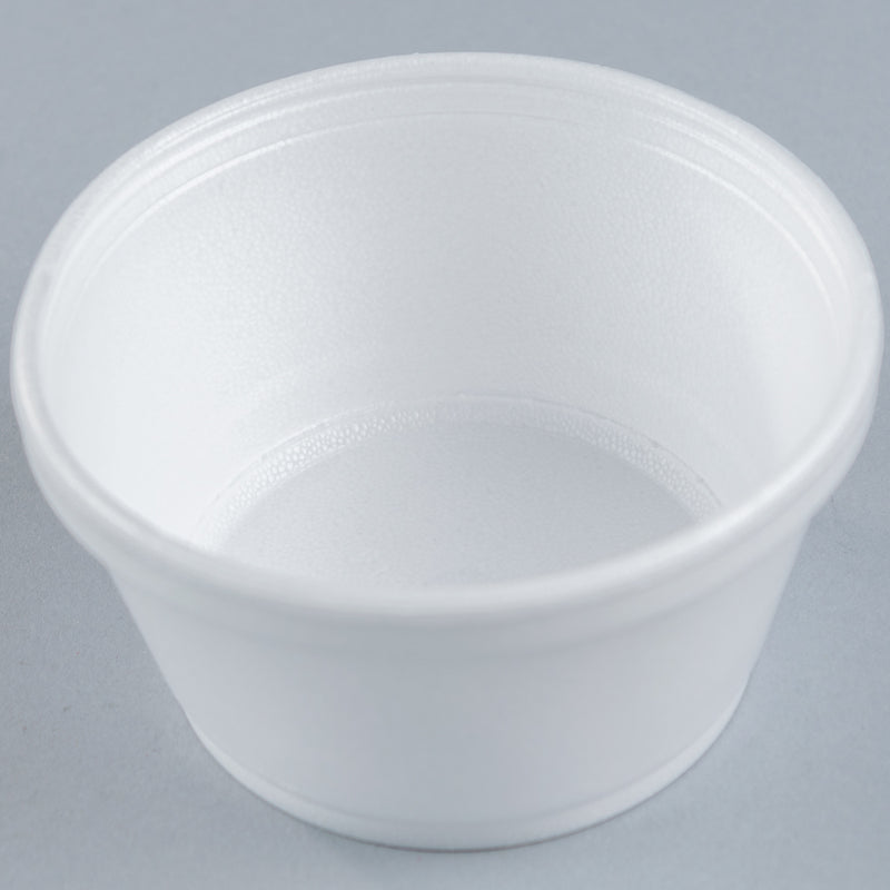 Dart 8 oz White Foam Cups, 1000-count