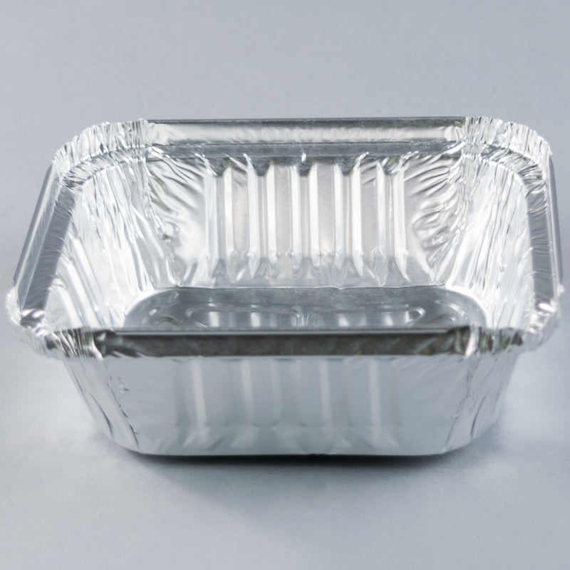 Disposable Aluminum Dinner Tray with Paper Lids 3 Compartment Foil
