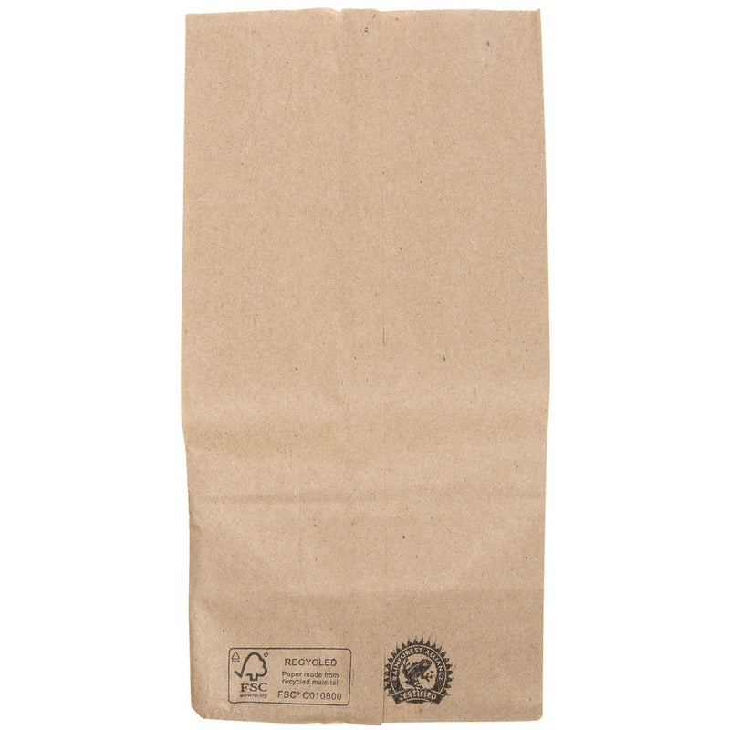 Duro 2 lb. Kraft Brown Paper Bag - 500/Bundle
