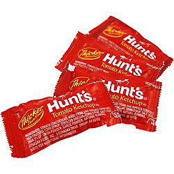Hunt's Tomato Ketchup Packets 9 Grams - 1000/Case