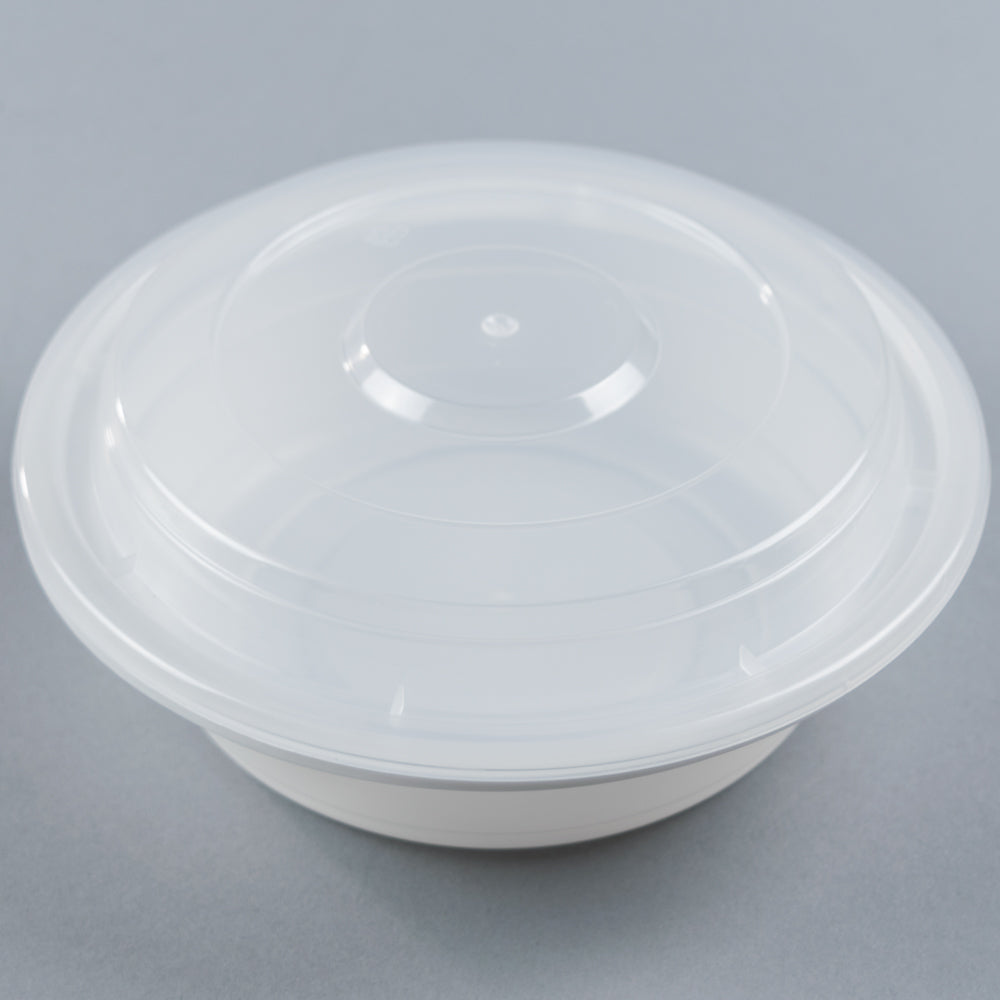 YS R-16W Round White Container 16 oz - 150/Case