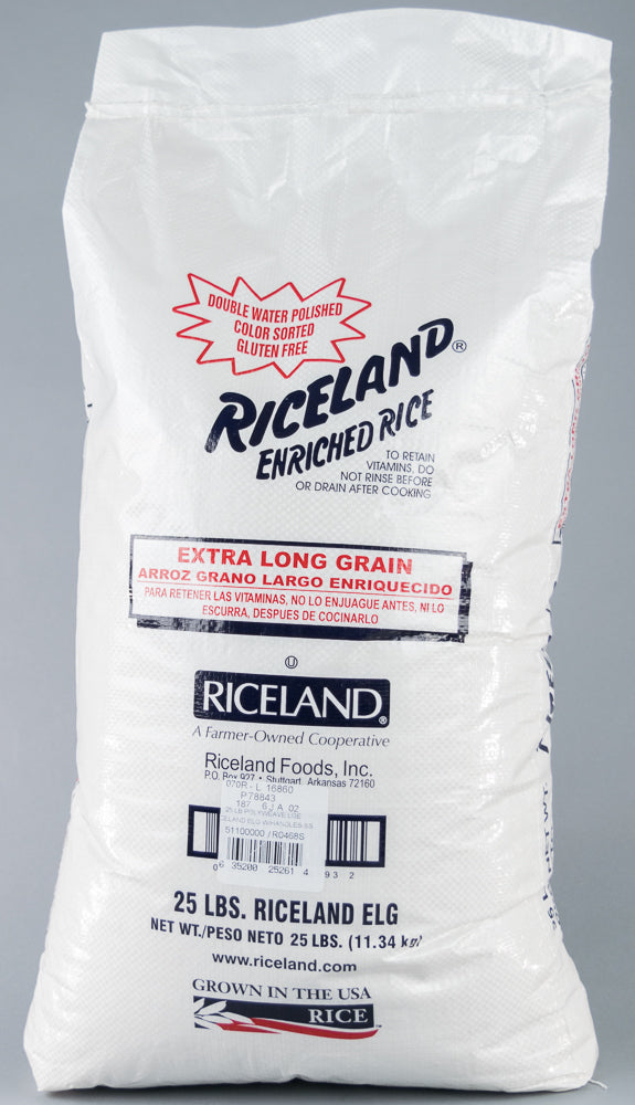 Riceland Extra Long Grain - 25 lb