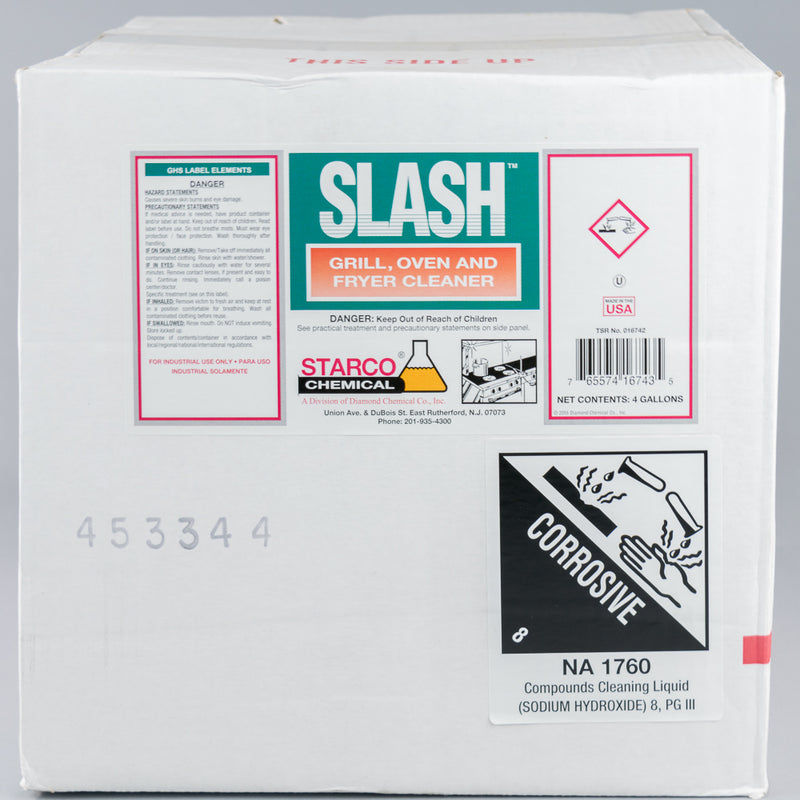 SLASH Grill Oven and Fryer Cleaner 1 gallon - 4/Case