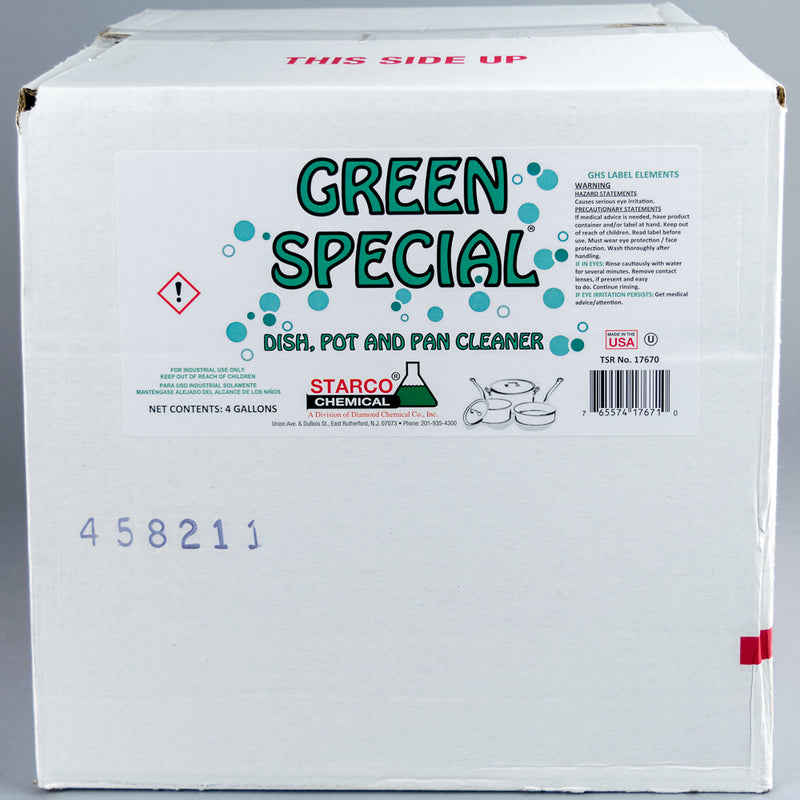 Starco Green Special Dish Cleaner 1 Gallon - 4/Case