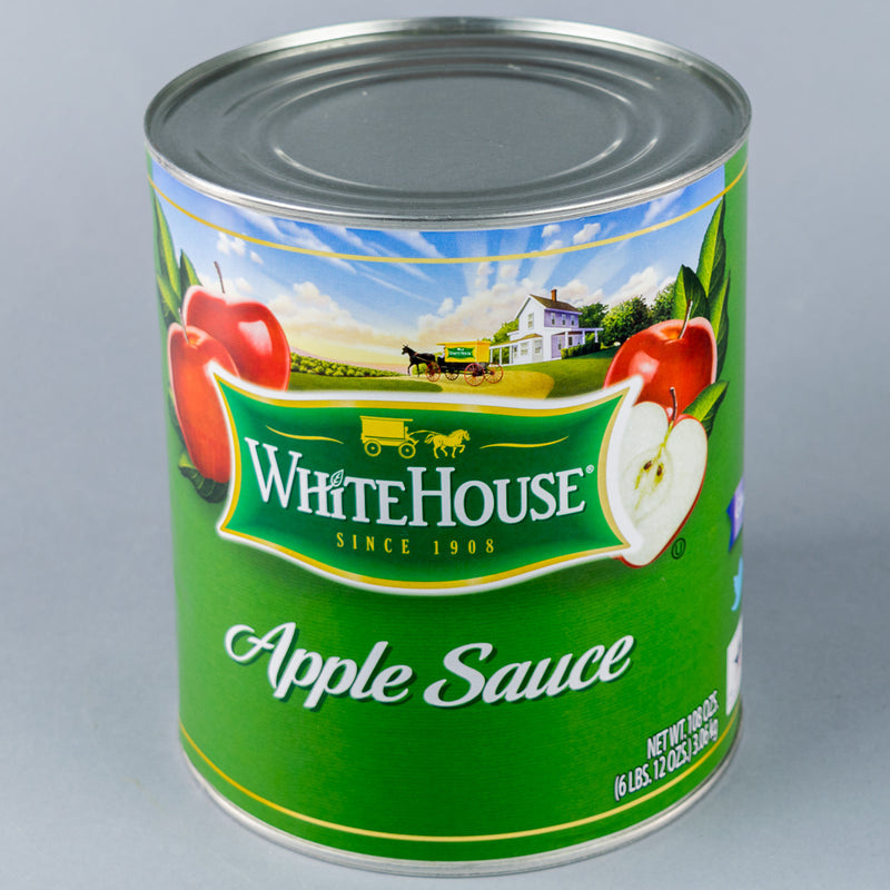 White House Apple Sauce 108 oz - 6/Case