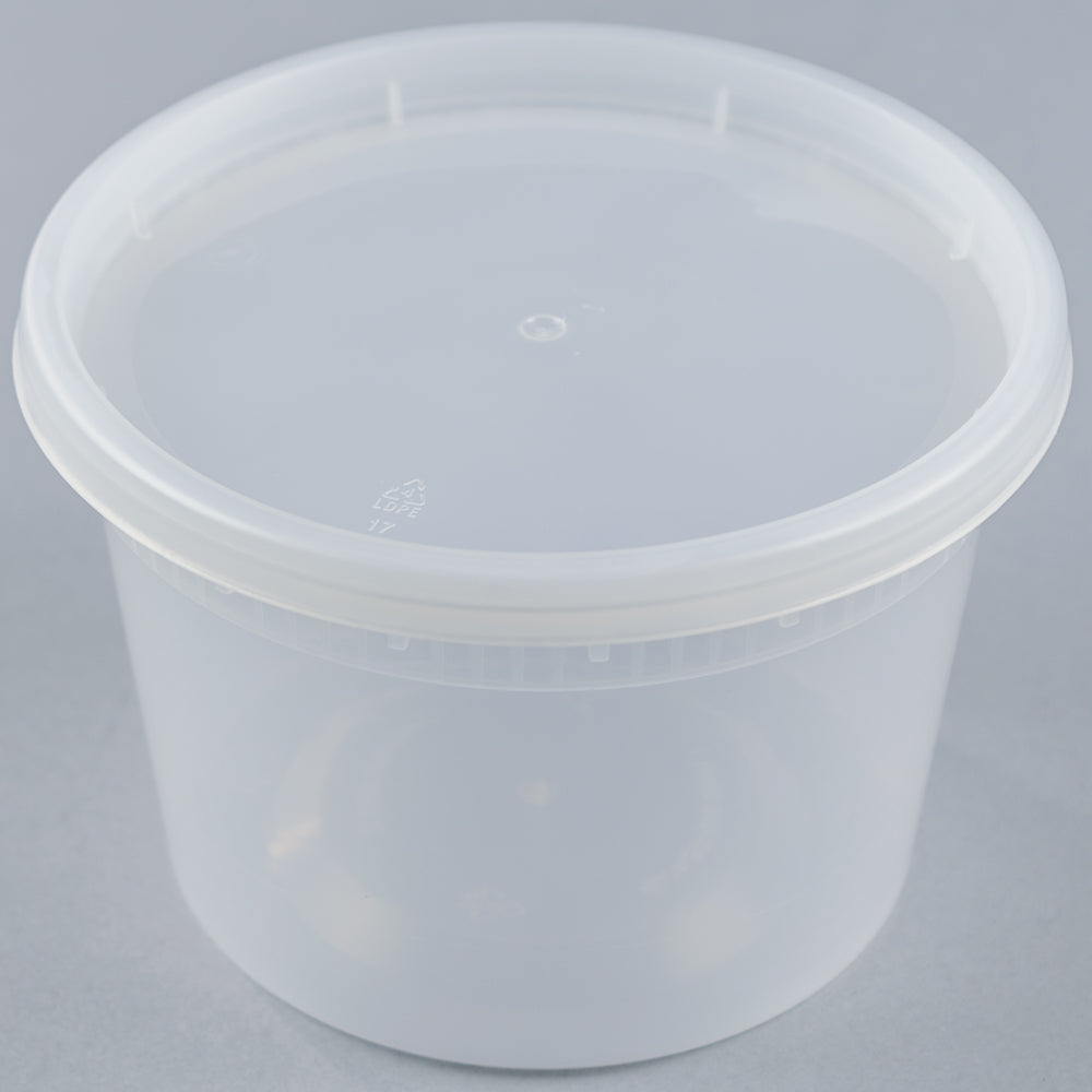 Deli Containers Heavy-duty with airtight lids-16 Oz-240 sets/case – Ampack